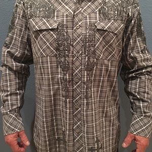 Roar Embroidered long sleeve shirt XL